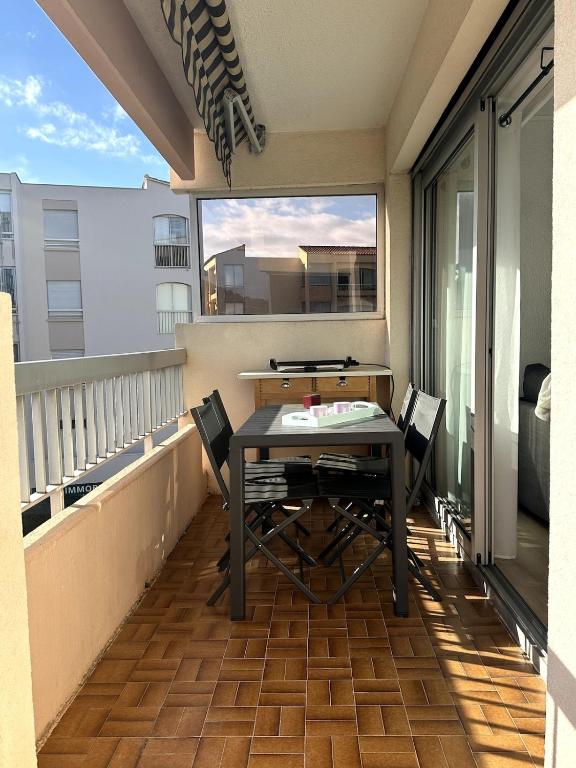 Plage à 2 min-Sous les pins - Balcon - Clim - T2 cosy - 5