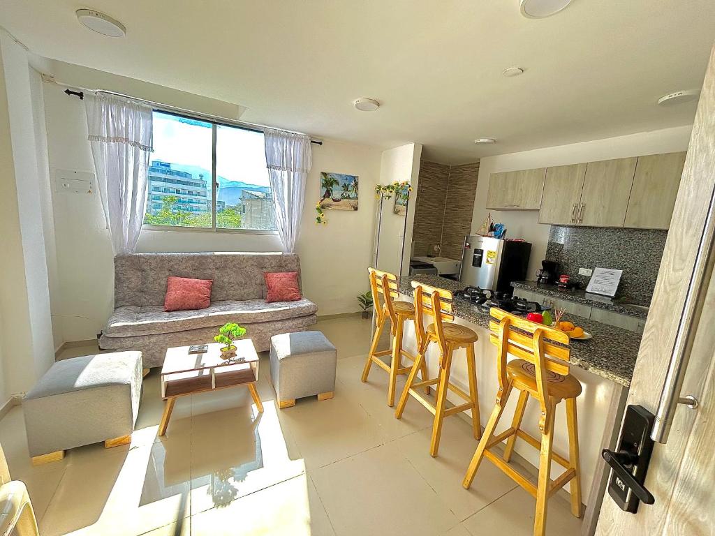 Cómodo apartamento rodadero sur - 5