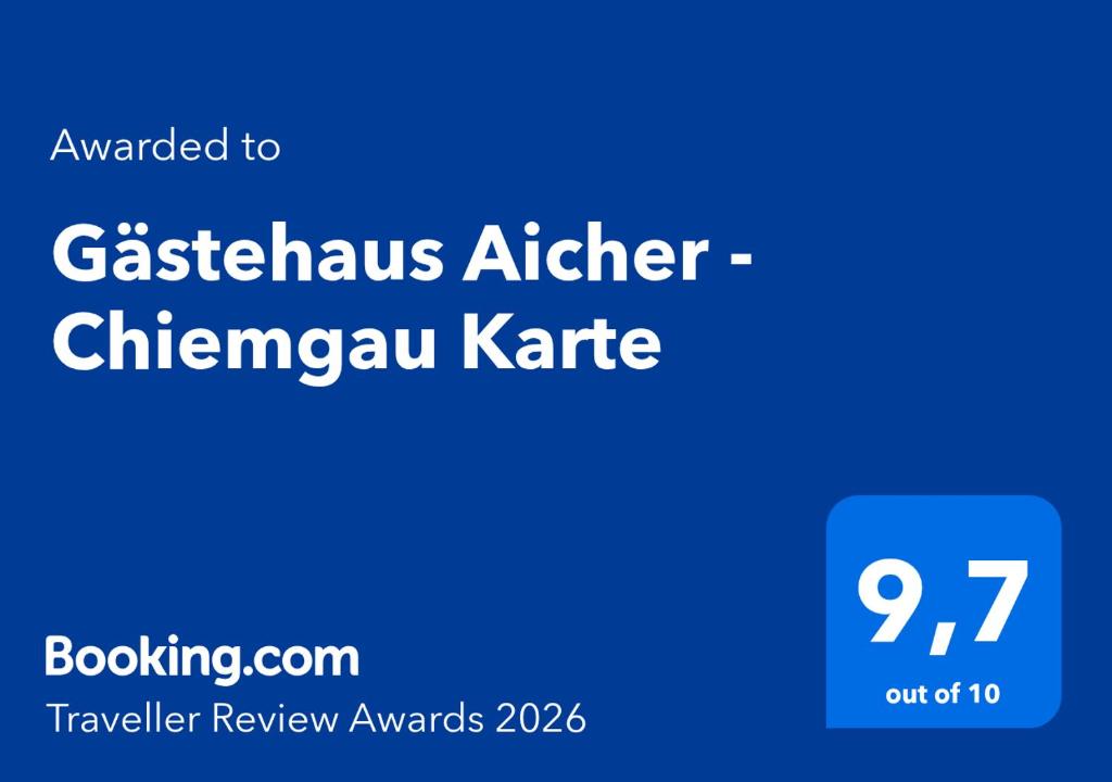 Gästehaus Aicher - Chiemgau Karte - 5