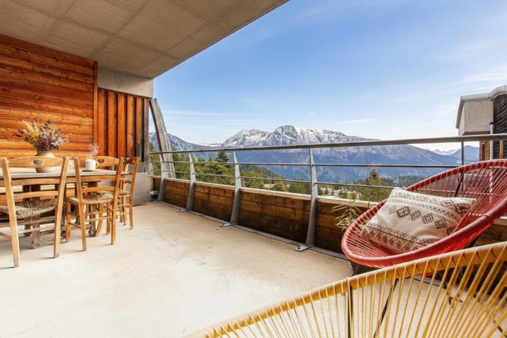 appartement ski aux pieds - 2 chambres - terrasse vue montagne - parking - 5
