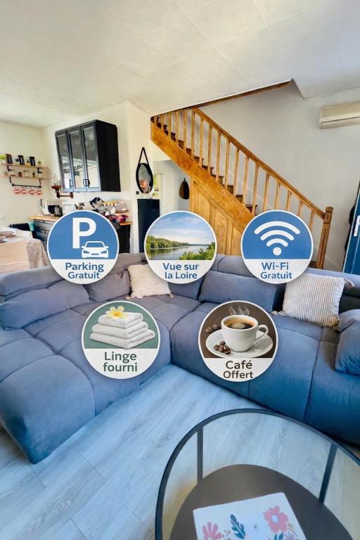 Maison Cosy avec Véranda vue sur la Loire, jardin et parking gratuit - 2