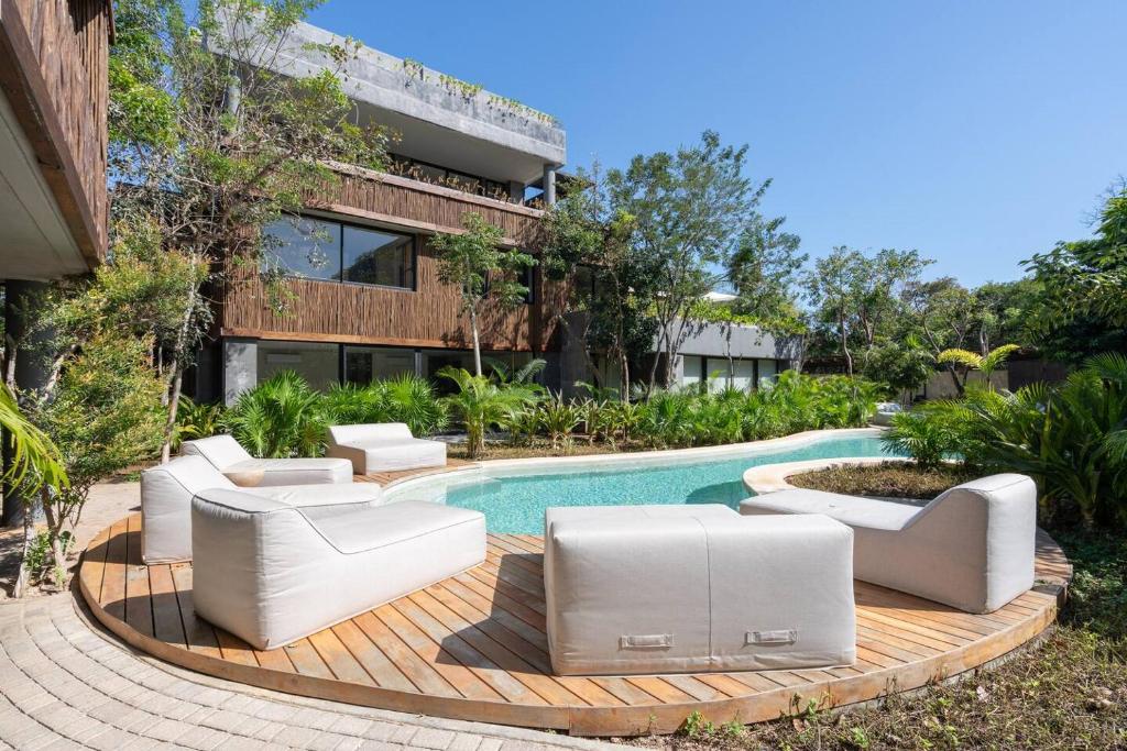 Exclusive 2BR Lock-Off Huge Terrace & Private Pool Humana Tulum - 1