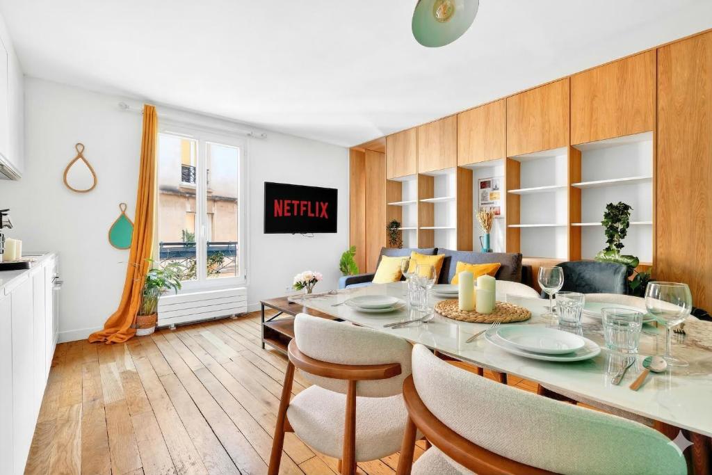 Quartier Les Marais 1 Bedroom Apartment with Netflix - 5