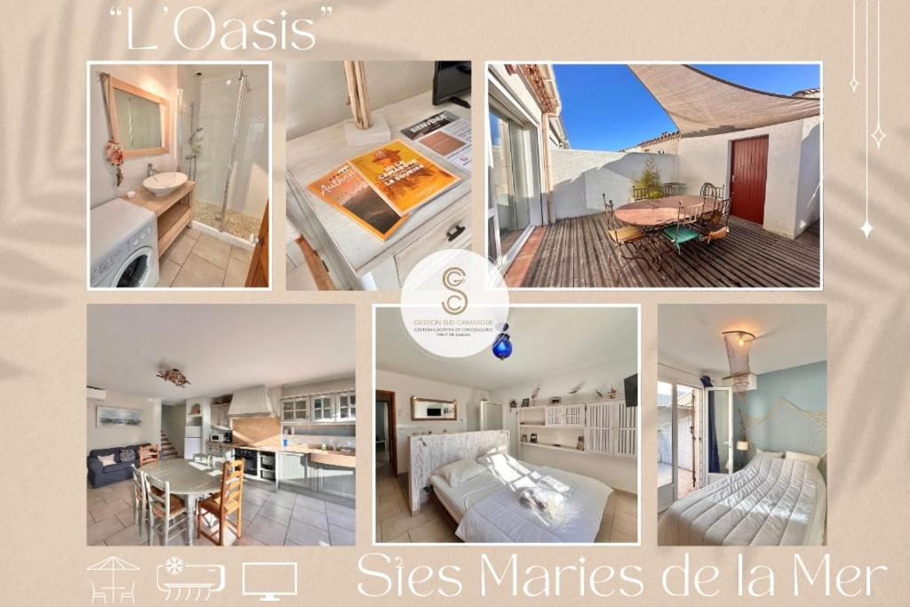 L'Oasis Saintes Maries de La Mer -Parking -Climatisation -Terrasse - 1