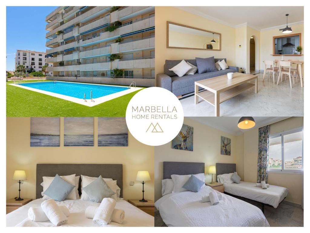 MARBELLA HOME RENTALS - Marina Banus, Puerto Banus, Cozy 2BR, parking & pool - 1