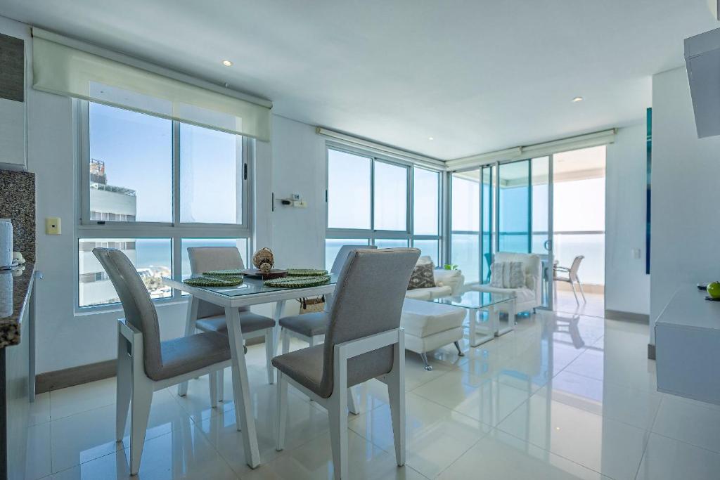 Apartamento Vista 280 g Frente Al Mar Bocagrande - 1