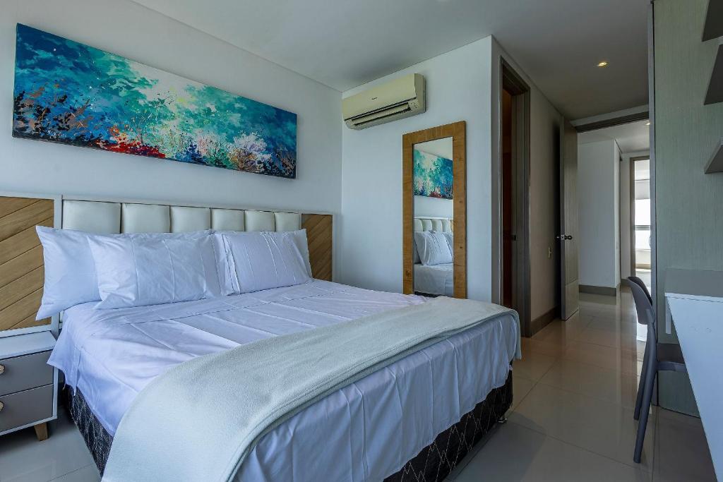 Apartamento Vista 280 g Frente Al Mar Bocagrande - 5