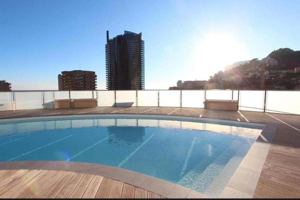 Monaco Border - Terrasse vue mer - Piscine - FF - 5