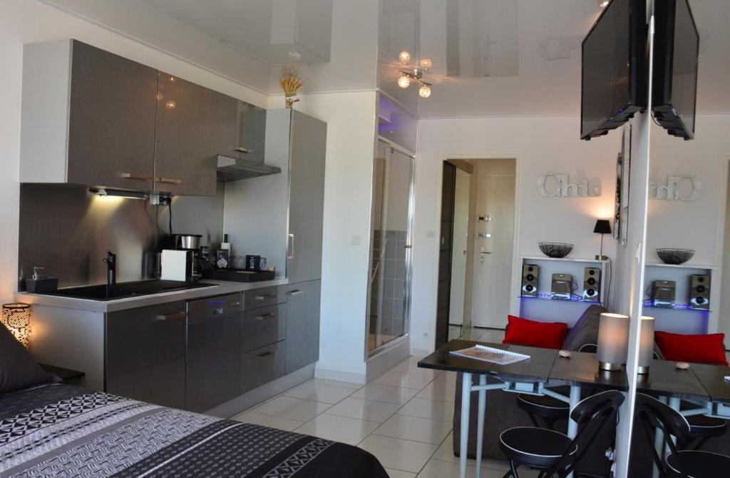 Héliopolis studio de charme naturiste avec terrasse et parking privé - 5