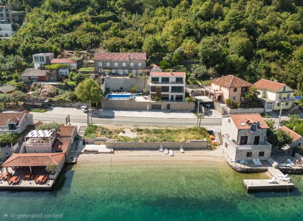 Seafront Villa with Private Beach & Pool in Kotor Bay, Villa Viborg - 4