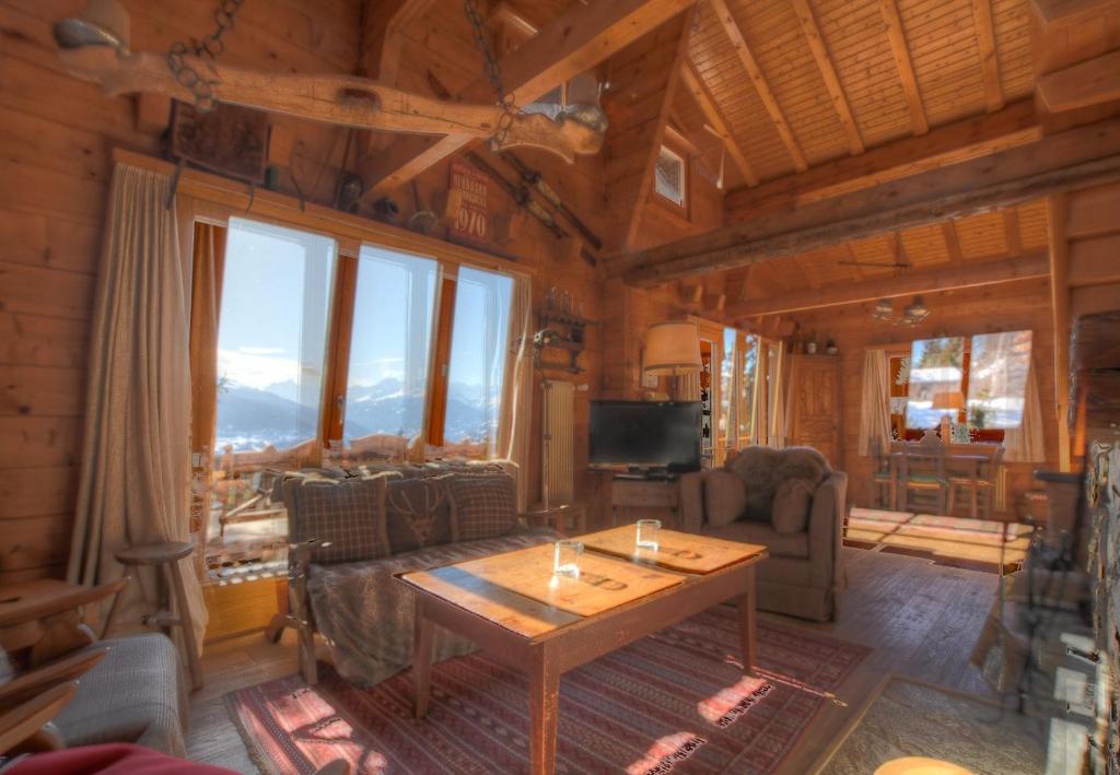 Chalet Feline a Anzere avec vue sur les Alpes - 1