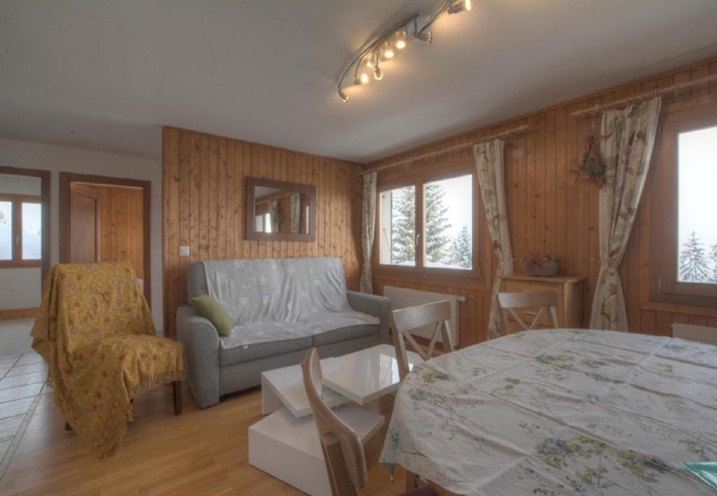 Godille rez a Anzere proche du centre avec vue sur les Alpes - 1
