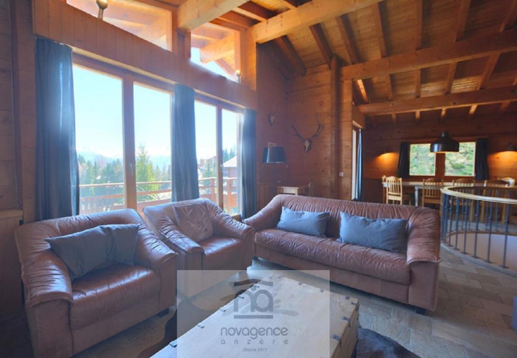 Chalet Zoe a Anzere avec vue sur les Alpes - 1