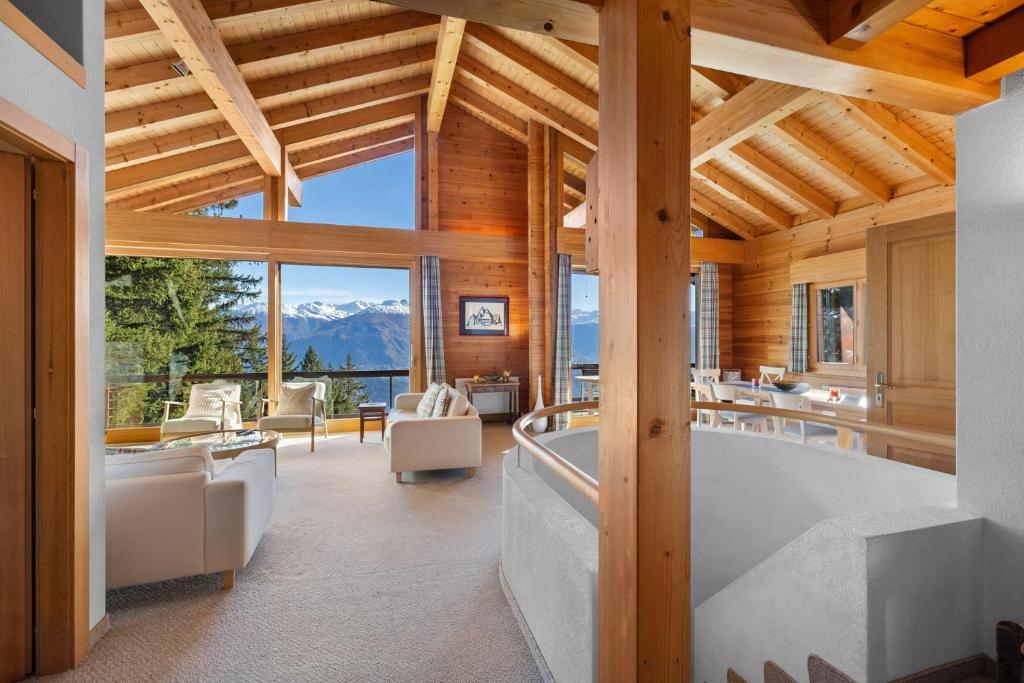 Chalet la Frenaie a Anzere avec vue sur les Alpes - 2