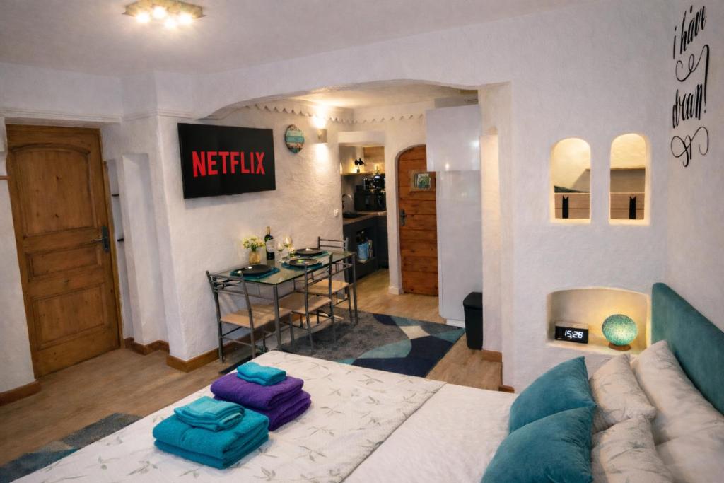 Studio PREMIUM cosy classé 24m2, 2 lits, proche centre, Netflix, Climatisation, Parking privé - 4