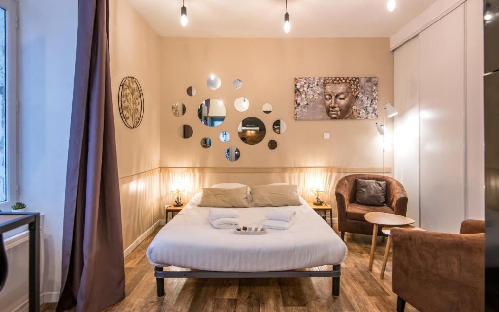 Studio Le Nid Douillet balcon, wifi, centre-ville - 5