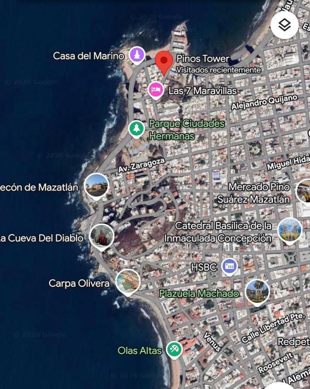 Apartment 30 steps from the beach Mazatlán Boardwalk - 4