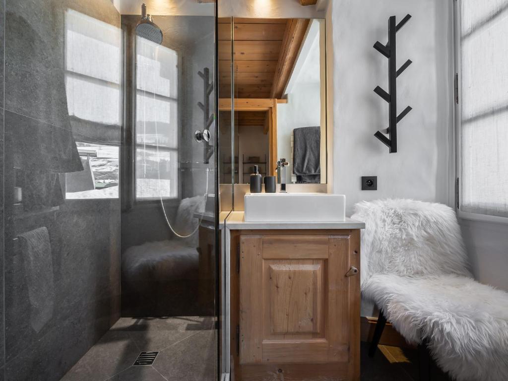 Appartement rénové 3 ch, centre Megève, parking, wifi - 5