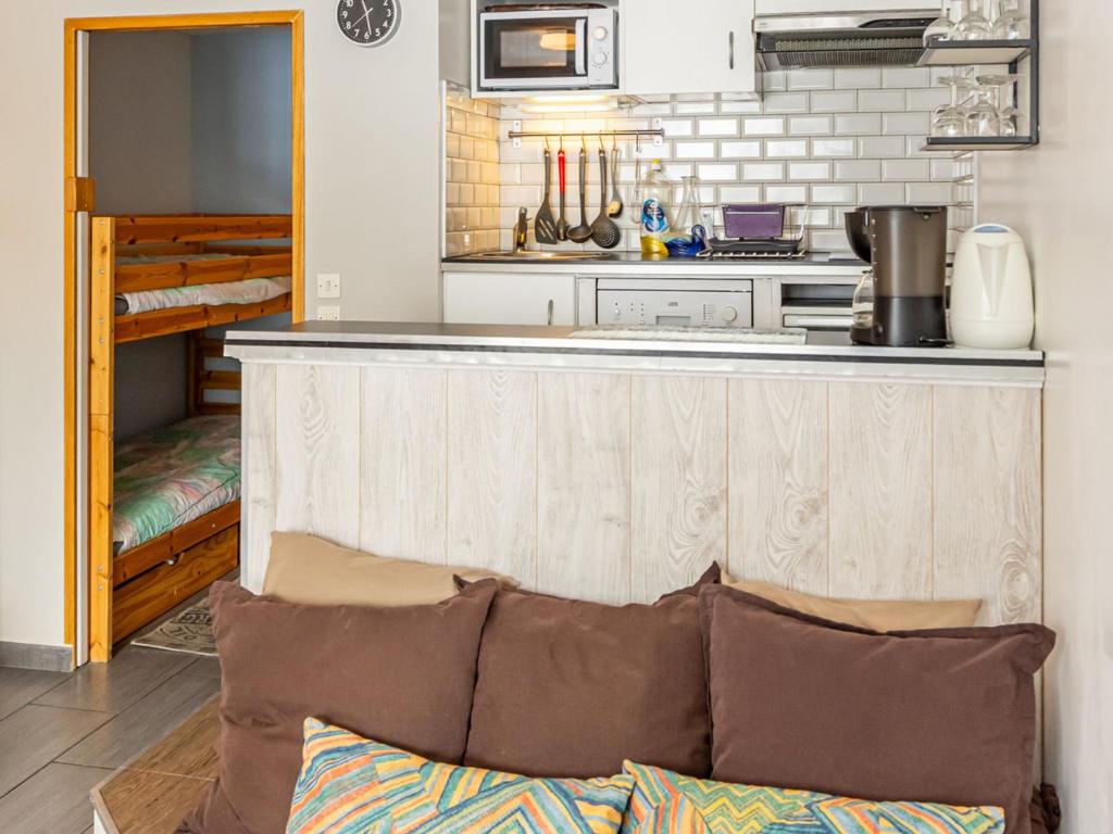 Studio moderne pour 4 pers, balcon sud, proche piste, résidence Roc Rouge - 4