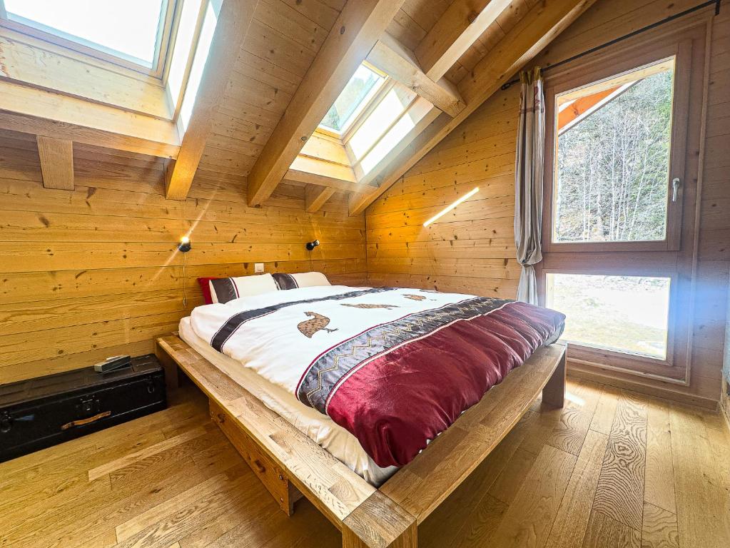 Chalet Boder - Vue MontBlanc - Cheminée - 4