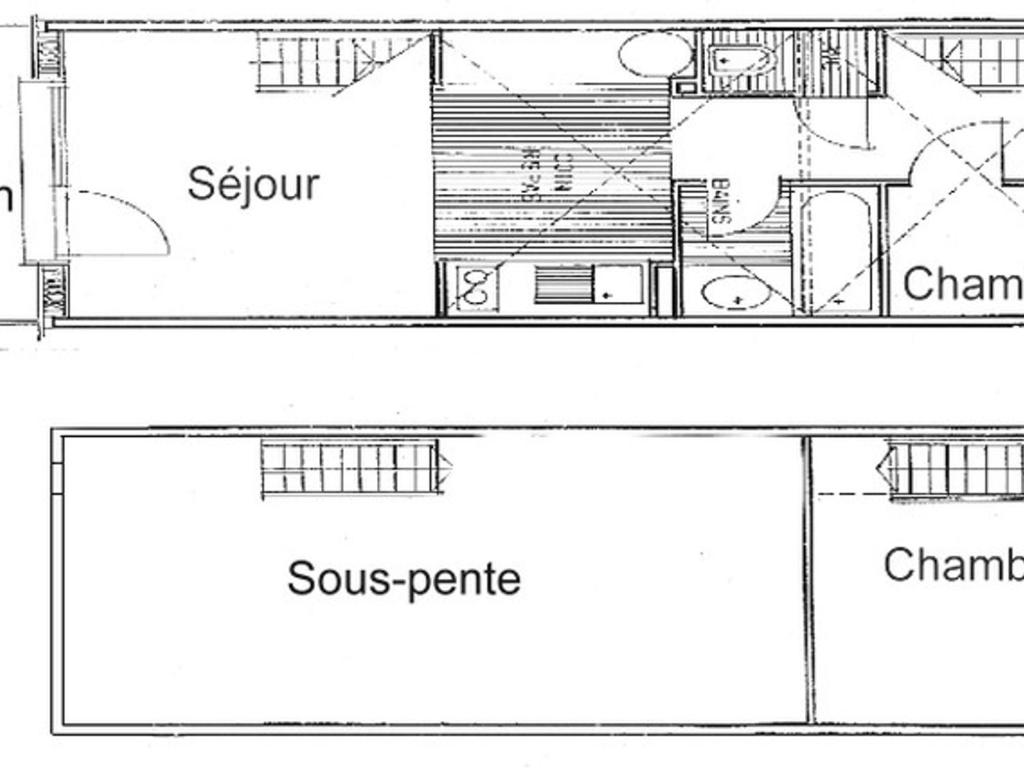Les Saisies : Appartement 8 pers, balcon sud, animaux admis - 4
