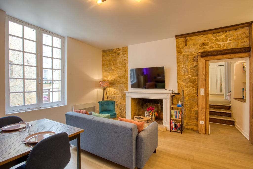 Duplex 2 chambres, hypercentre, charme, "Rempart" - 3