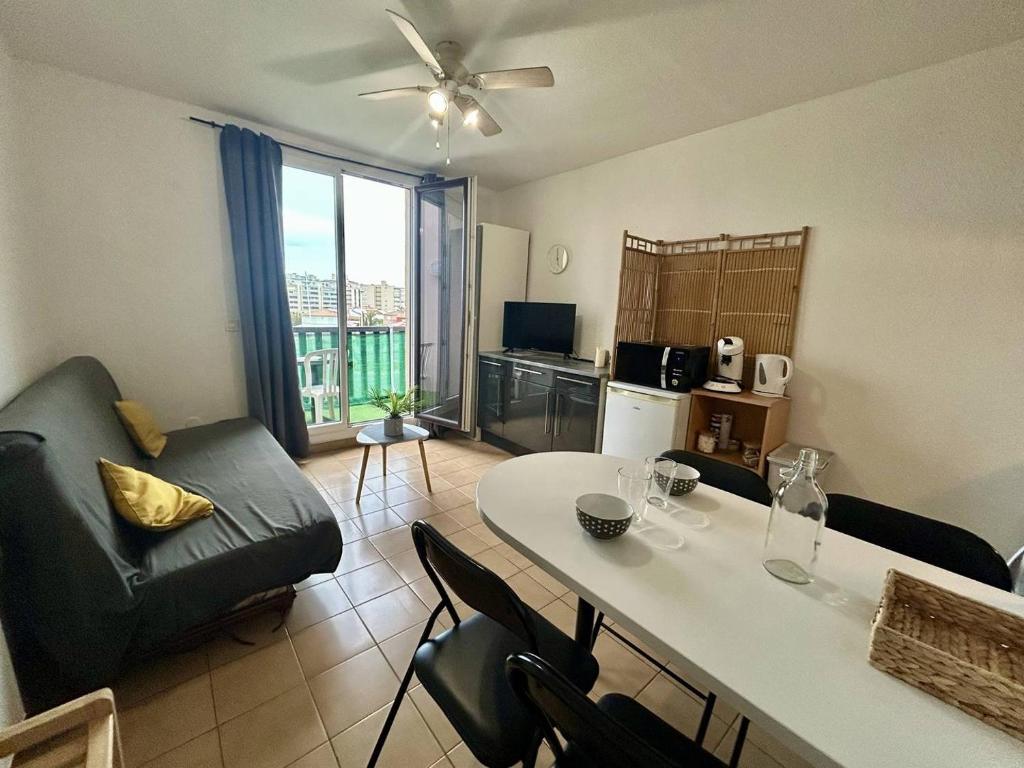Appartement vue lagune plage sud- CANET EN ROUSSILLON CR140-D35 - 4