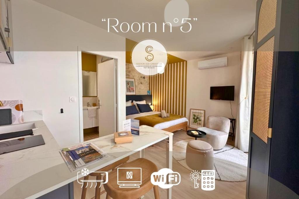 Room N5 Arles Centre TV Netflix WiFi - 2