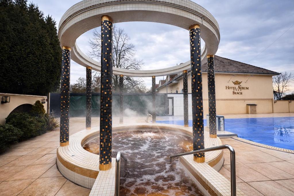 Hot spring bath, Hotel Aurum in Hajduszoboszlo