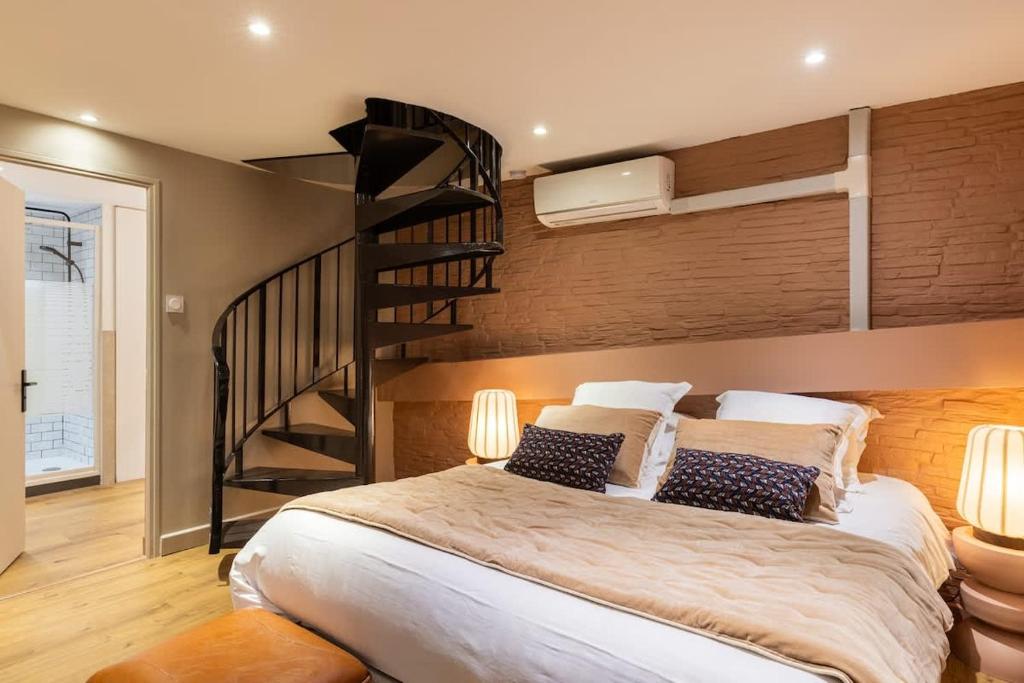 Loft rare avec patio chic - Tour Eiffel - 5