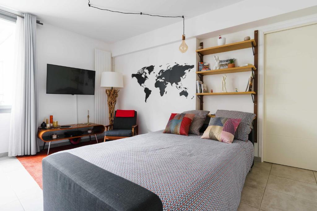 Bright and Airy 1BD Apartment Quartier de la Gare - 3
