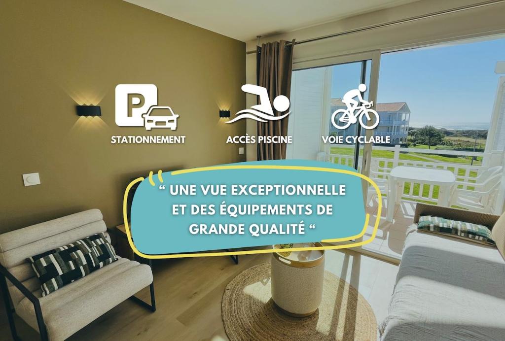 Light&Sea - 2-4 people - Pool access & sea view - 1