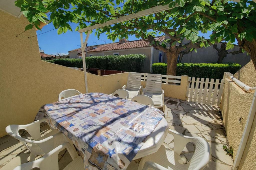 Maison de vacances climatisé que sejour, résidence securisee MAS DE LA PLAGE, terrasse Sud, 5 couchages -250M DE LA PLAGE -PORTIRAGNES PLAGE LRMP27 - 2