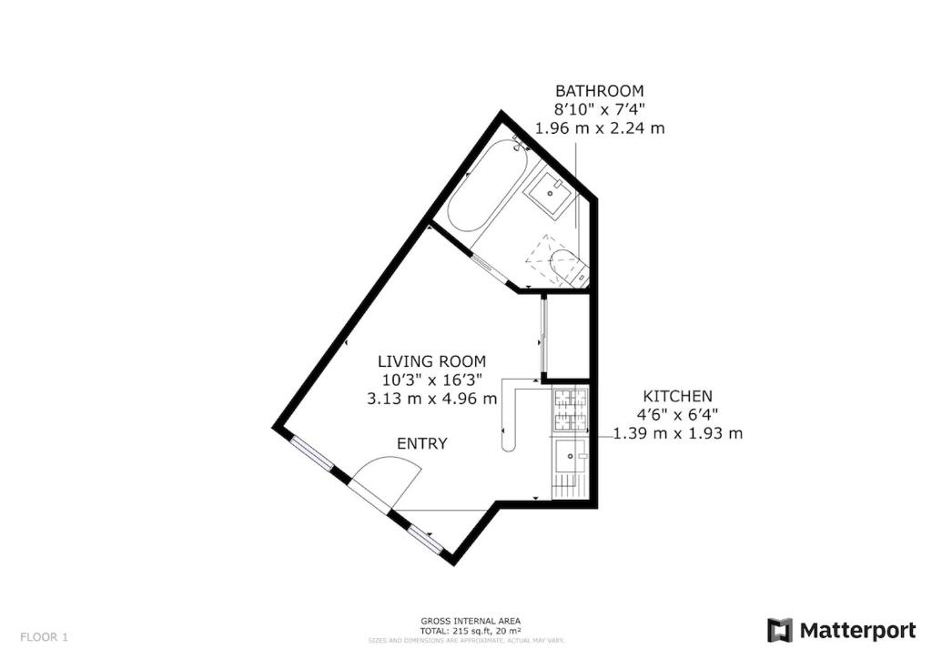Studio Apartment Small renovated house in Paris - 2