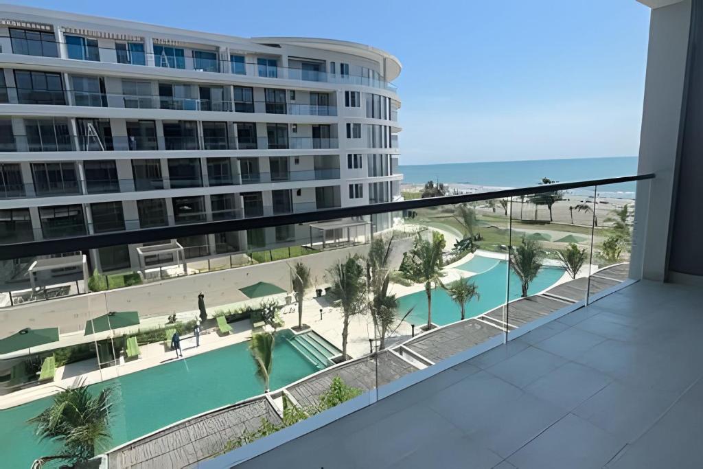 Apartamento vista al mar con piscina en morros - 1