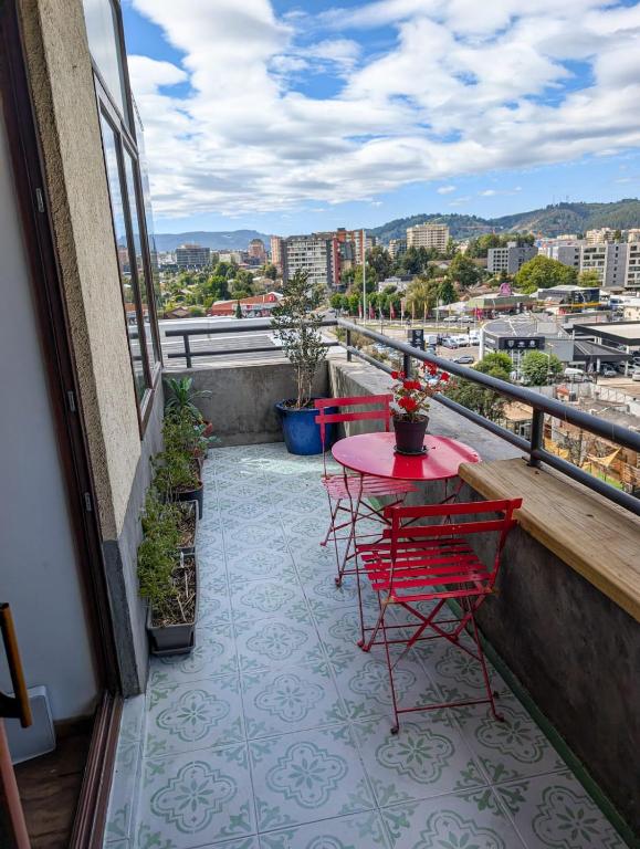Depto con terraza y vista a volcanes, parking, Smart TV y self check-in - 5
