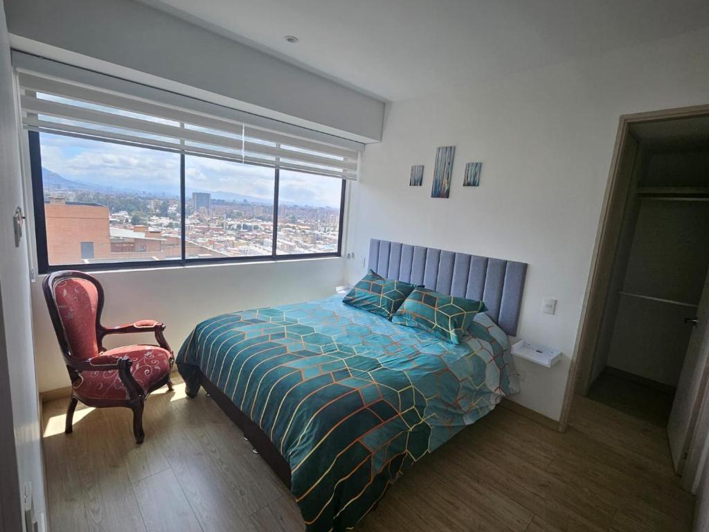 Moderno Apto 1HAB para 2 hasta 4 personas con Vista Panorámica en Usaquén, WiFi Rápido y Cocina Equipada - 3