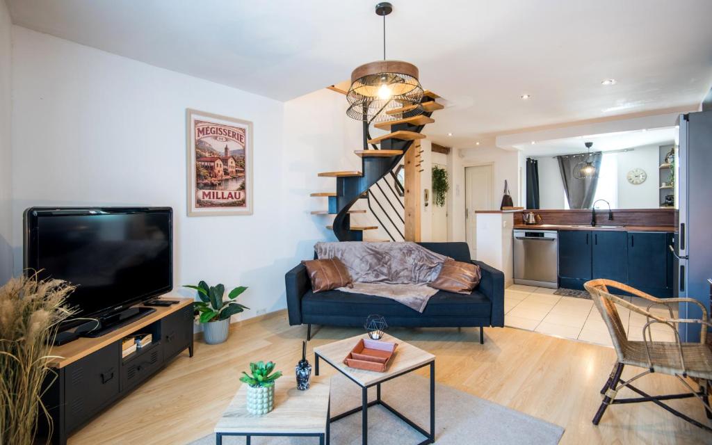 Appt Duplex La Ganterie, fibre en centre-ville - 1