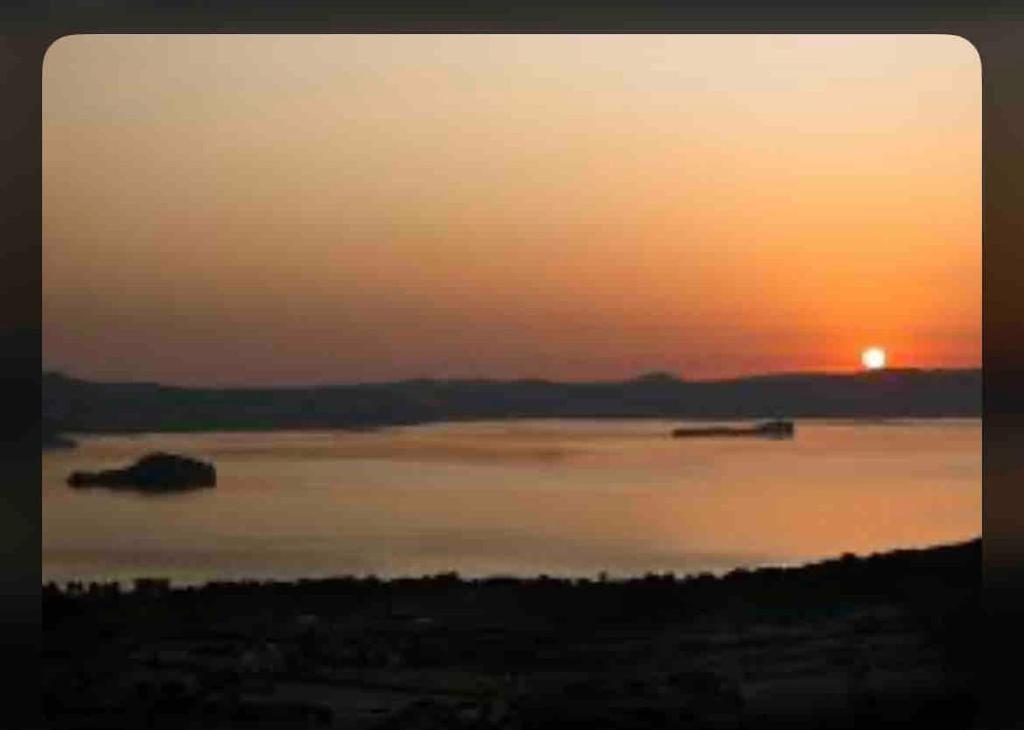 Sunset and lake - 3