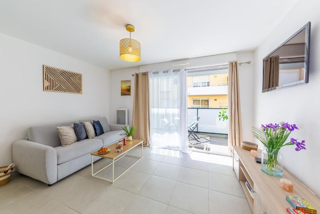 Lumineux T2 Avec balcon, Netflix à Nice - 1