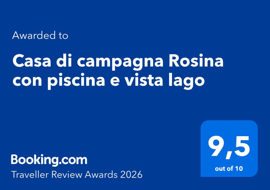 Casa di campagna Rosina con piscina e vista lago - 1
