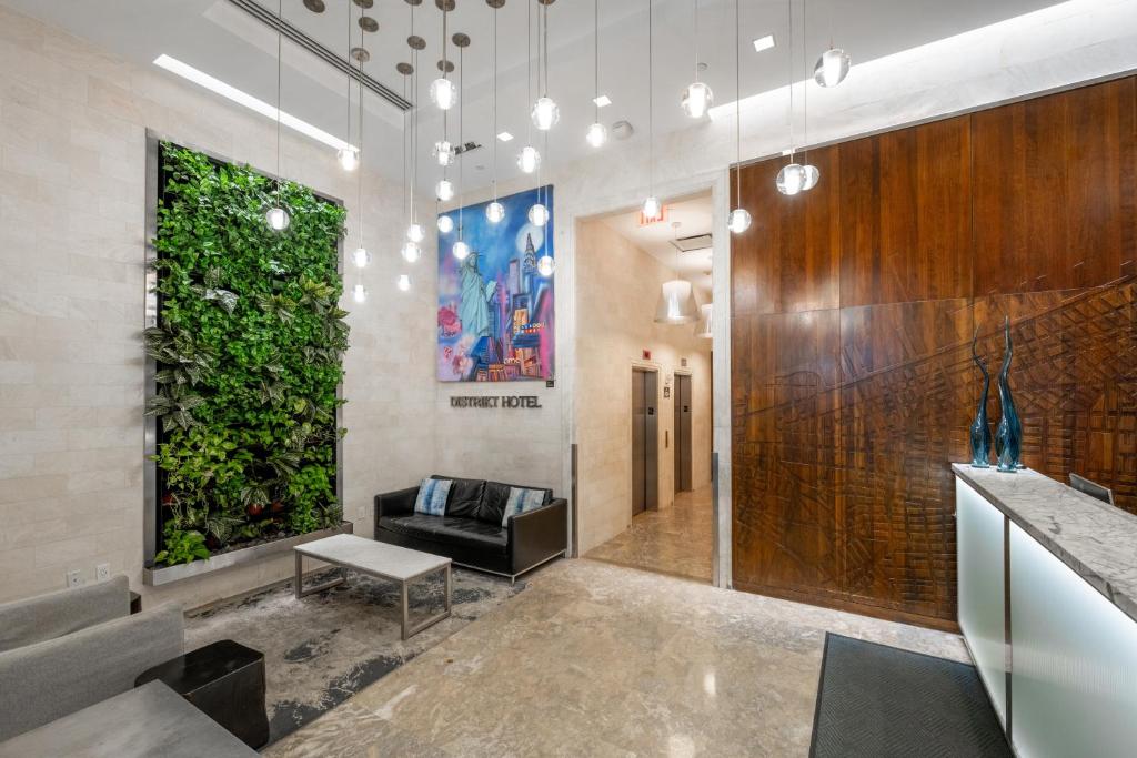 Lobby, Distrikt Hotel New York City, Tapestry Collection by Hilton in New York (NY)