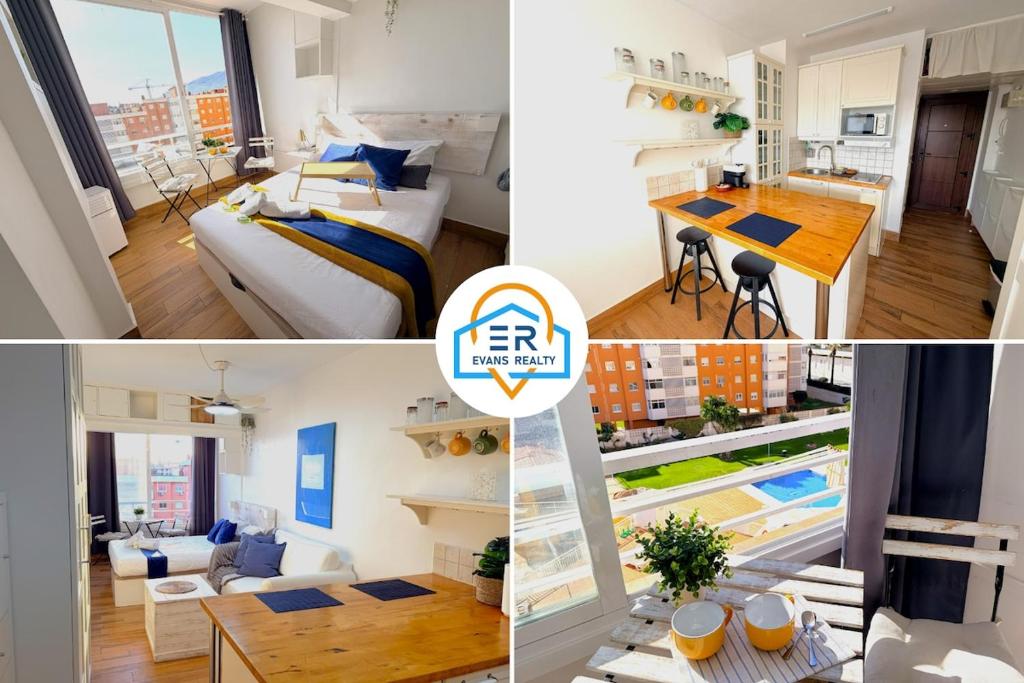 Evans Realty CO Estudio en la playa y piscina - 1