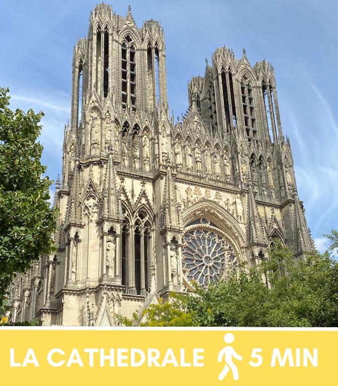 Le Cosy - Appartement rare - Cathédrale 5 min Climatisation - Reims - 4