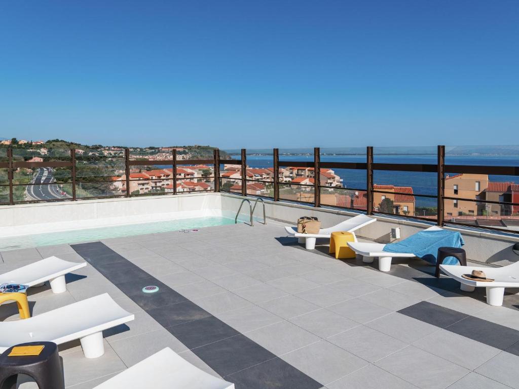 Ibis Styles Collioure Port Vendres 眺望