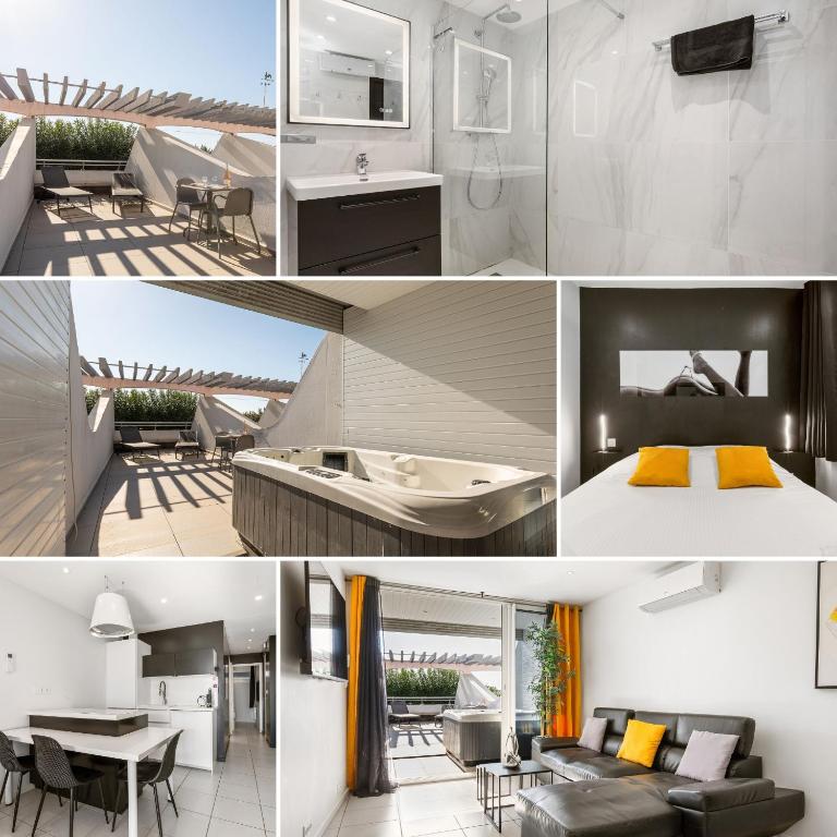 LoveSpa Port Ambonne - terrasse - parking - clim - Village Naturiste - 2