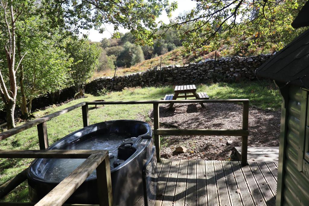 Woodland Cabin with Private Hot Tub, Barmouth photo 5