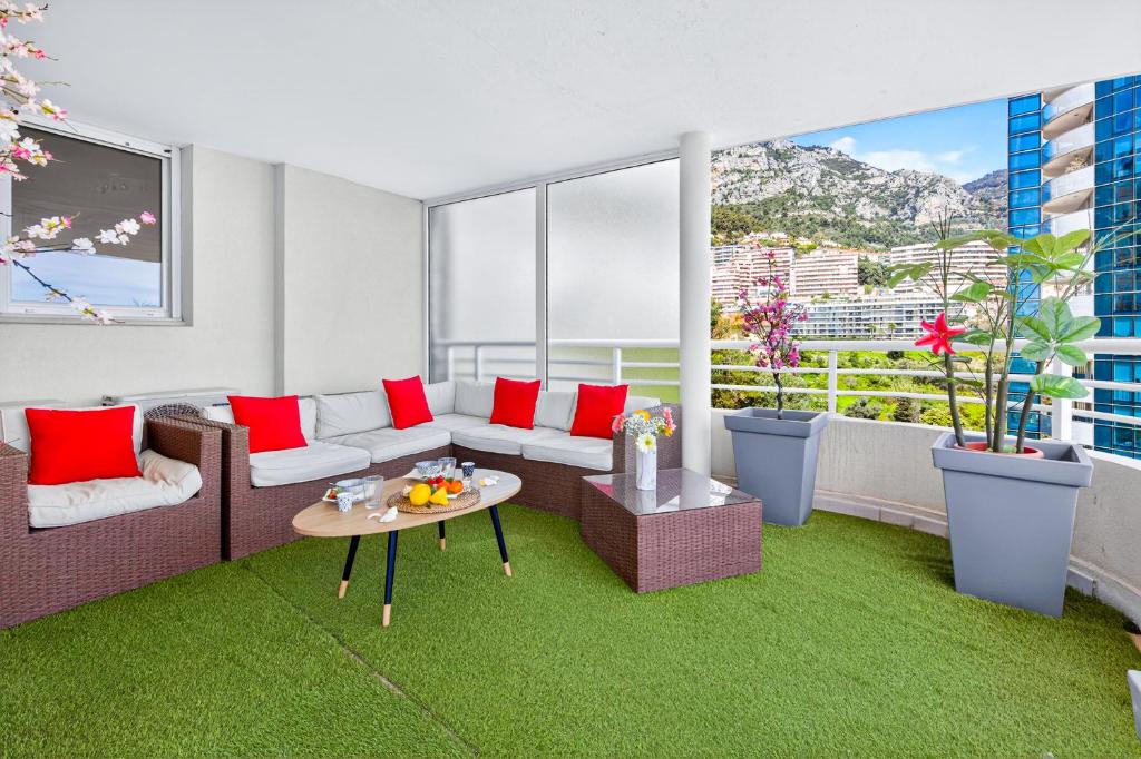VILLA FLORENTINE II - Somptueux deux pièces MONACO - Vue mer - Parking - 3