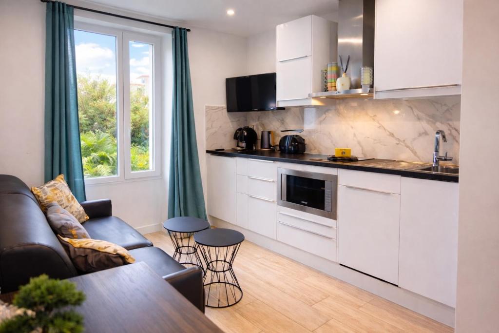 Elegant one-bedroom apartment Cannes - 9 min Palais - Quiet area - 1