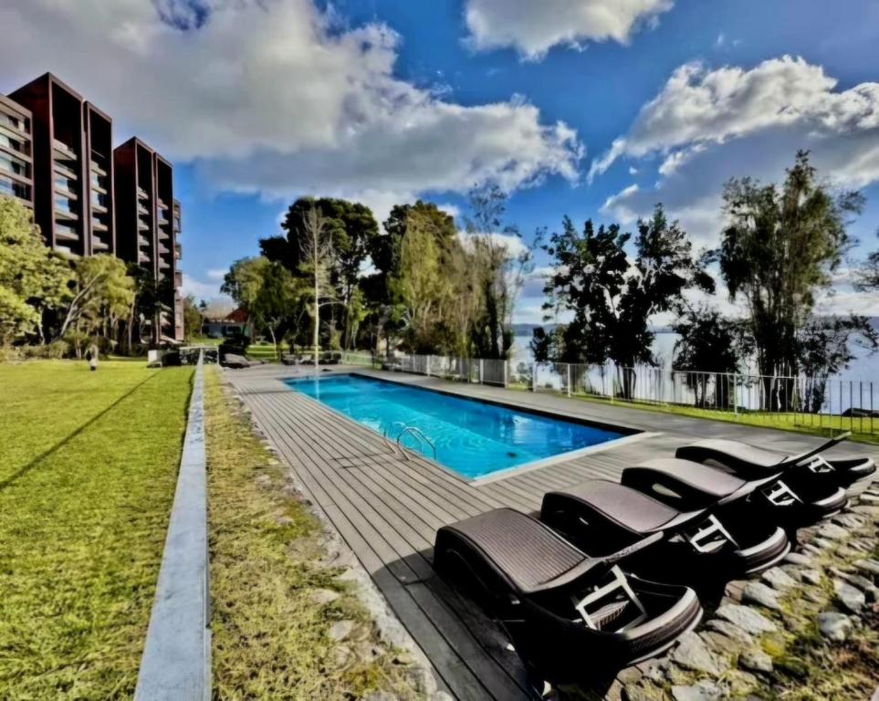 Departamento Puntilla Villarrica acceso al lago full equipado - 4